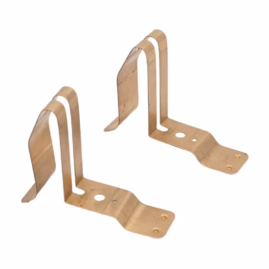 Factory Customized ISO 9001 Laser Cutting Hardware Copper Brass Contact Spring Bending Stamping Parts